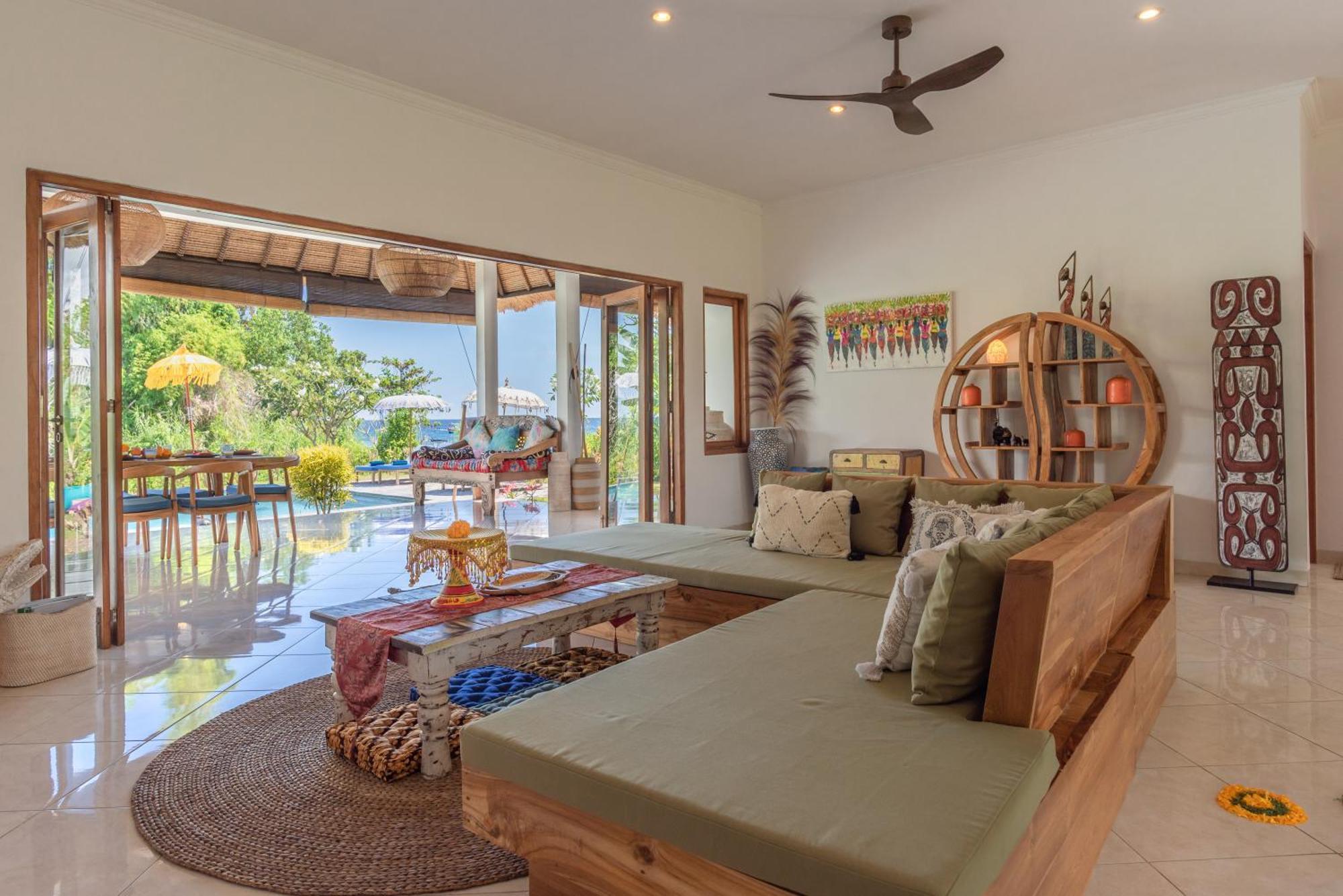 Absolute Beach Front Villa Umeanyar Bagian luar foto