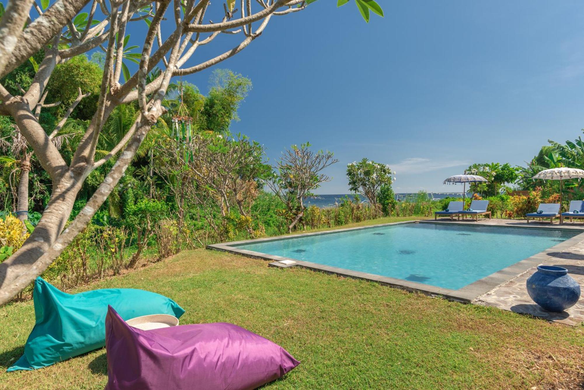 Absolute Beach Front Villa Umeanyar Bagian luar foto