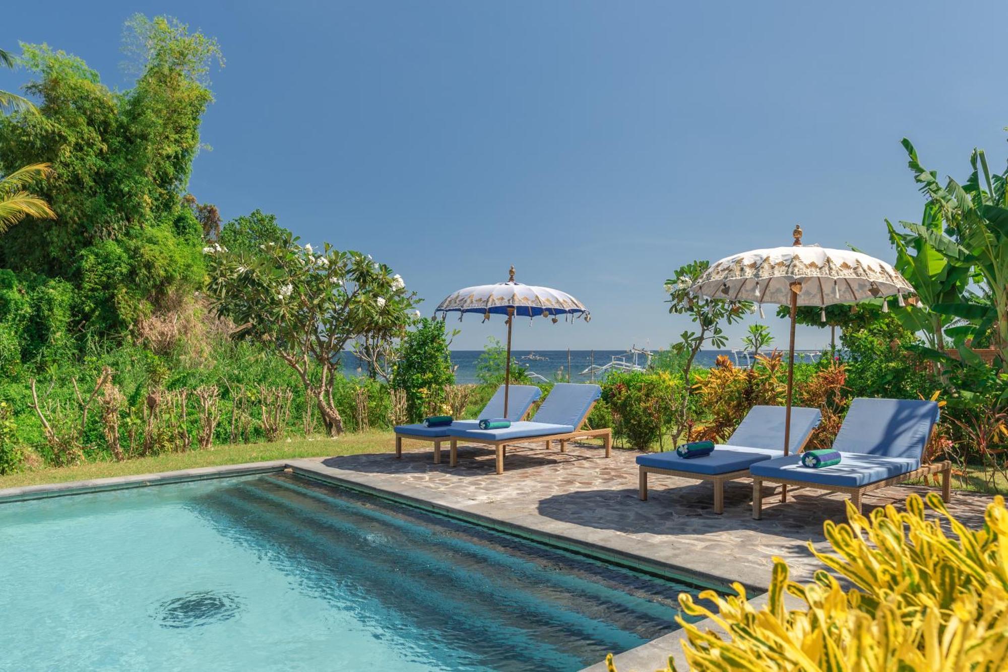 Absolute Beach Front Villa Umeanyar Bagian luar foto
