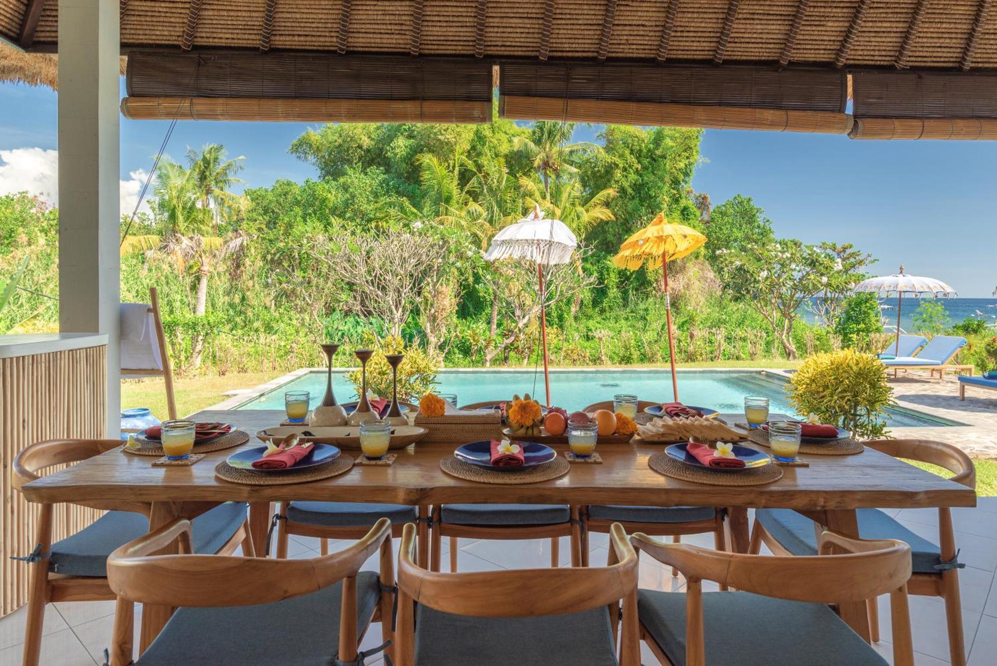 Absolute Beach Front Villa Umeanyar Bagian luar foto