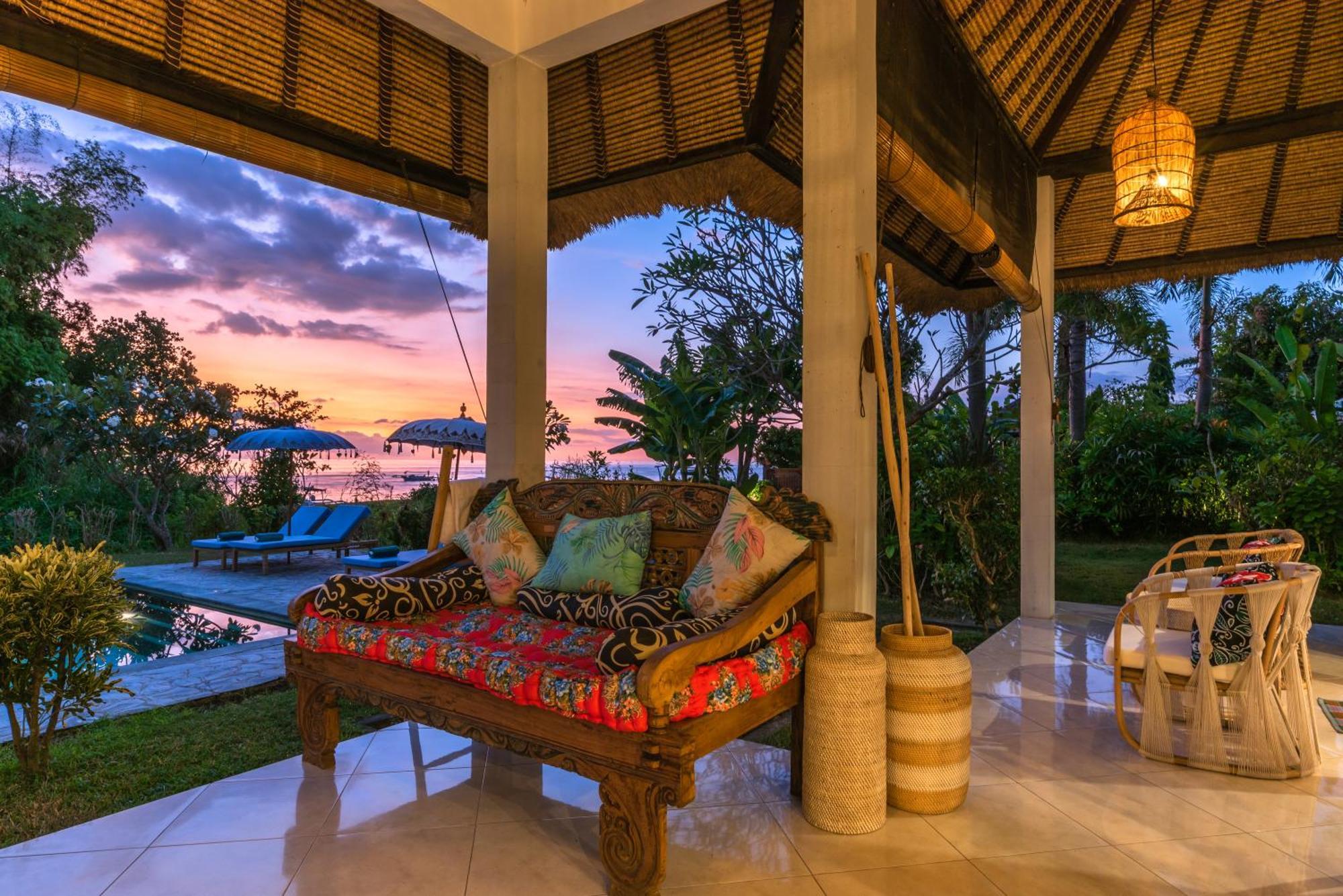 Absolute Beach Front Villa Umeanyar Bagian luar foto